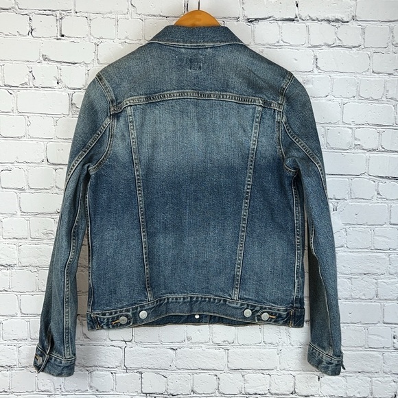 GAP Denim Jacket Dark Wash Size M - Picture 2 of 8